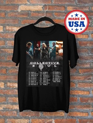 Collective Soul New 2026 Tour T Shirt Full Size Black S-5XL BA7451