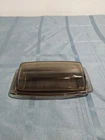 Vintage Pyrex Smoke Amber Glass 1 lb. Covered Butter Dish 72-B