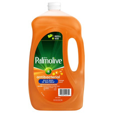 Palmolive Antibacterial Dishwashing Liquid Dish Soap,Orange 102 floz 