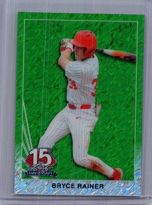 Bryce Rainer 2025 Leaf National NSCC Baseball 1/1 Pre Production Proof ...