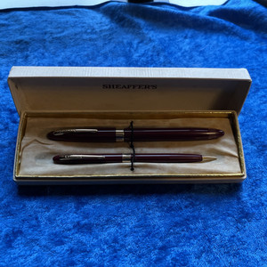 Stylo Plume Sheaffer PFM Snorkel (Tuba) - Plume Palladium Argent, Occasion