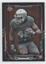 2015 Bowman Rookies Black Rainbow Foil Levi Norwood #65 0a1