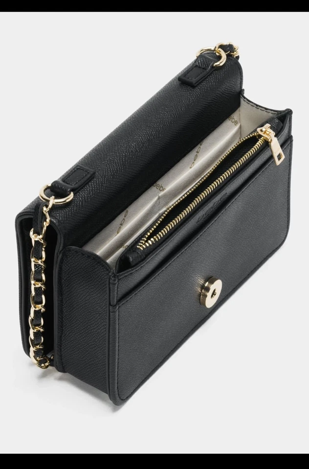 Bolso Bandolera BEBE Leilani Asa Sólida Negro Para Mujer Elegante Cartera Bolso de Hombro Foto 2 de 4