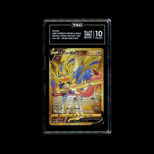 Zacian V graded TAG 10 for sale on eBay