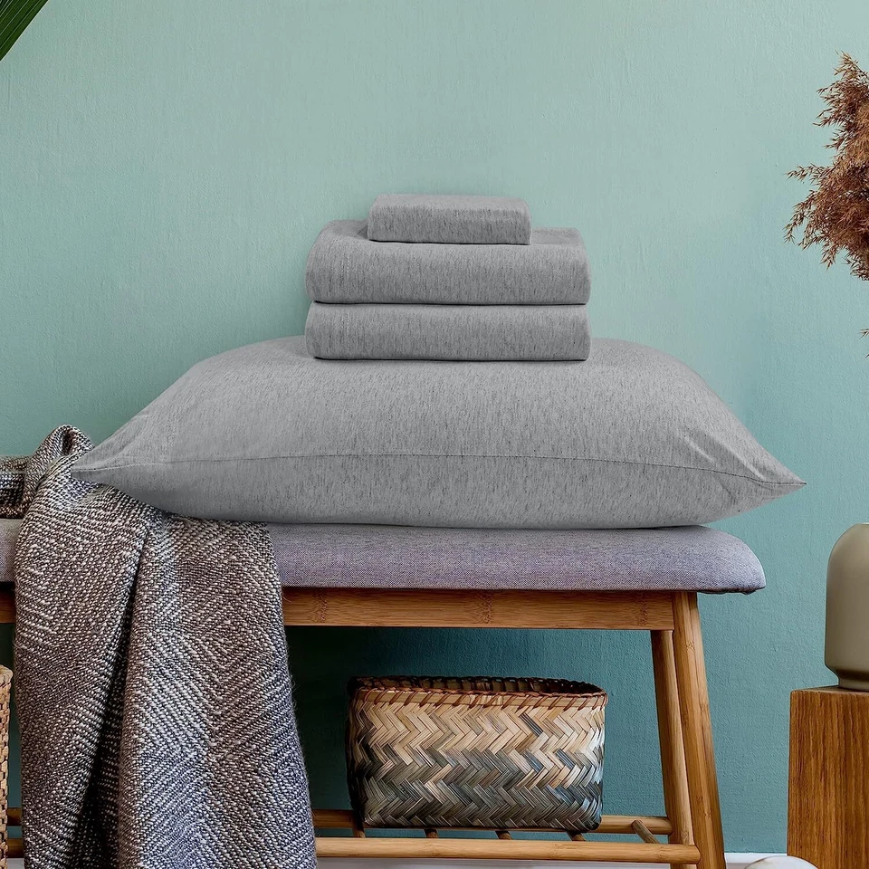 4件套床单套装汗布针织棉柔软弹力床单乌托邦床上用品 — 第 3/4 张图片