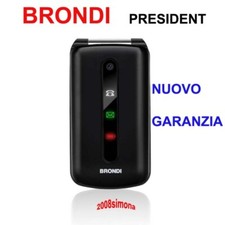 TELEFONO CELLULARE PER ANZIANI CONCHIGLIA BRONDI PRESIDENT TASTI GRANDI NERO IT