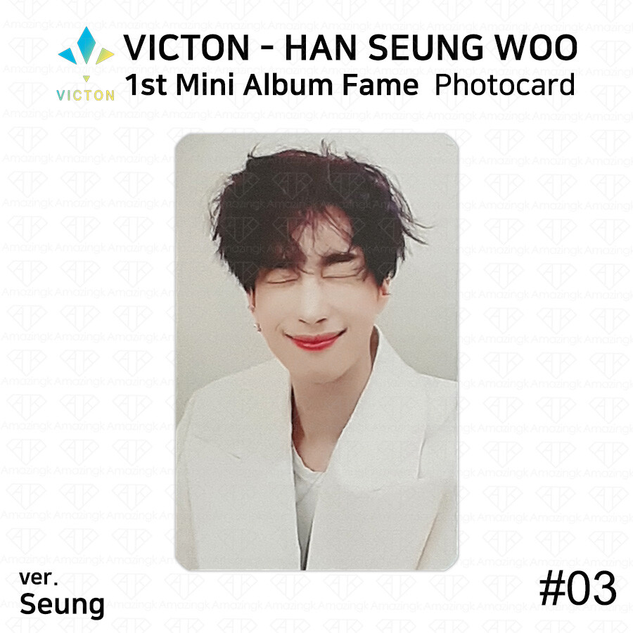 スンウ Fame トレカ WOO ver. VICTON Han Seung Woo from Victon 1st Mini Album Fame Official