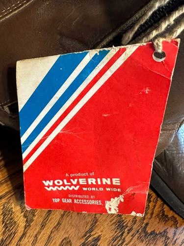Botas de carreras de motocicletas vintage Wolverine Top Gear a rayas 10 cuero marrón - Imagen 18 de 23