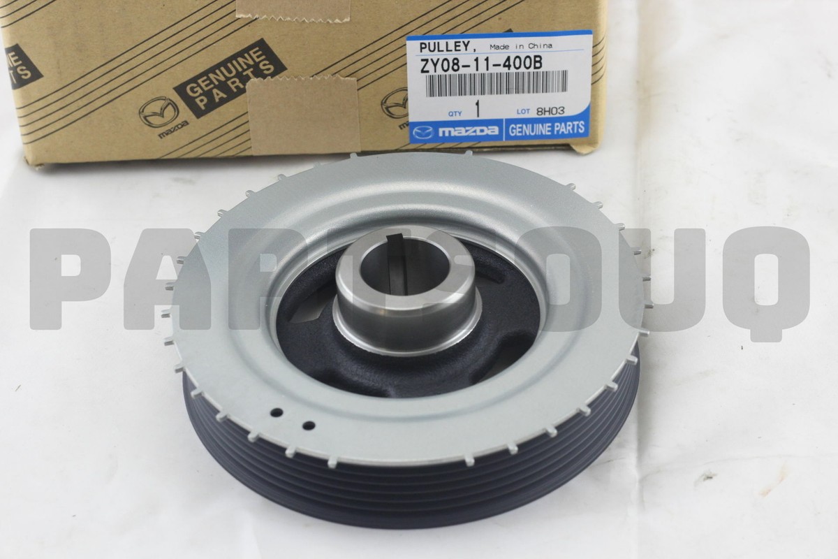 ZY0811400B Genuine Mazda PULLEY,CRANKSHAFT ZY08-11-400B | eBay