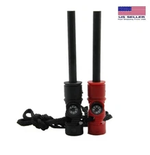 Fire Starter Flint Steel Striker Survival Kit Ferro Rod Outdoor Camping Tool