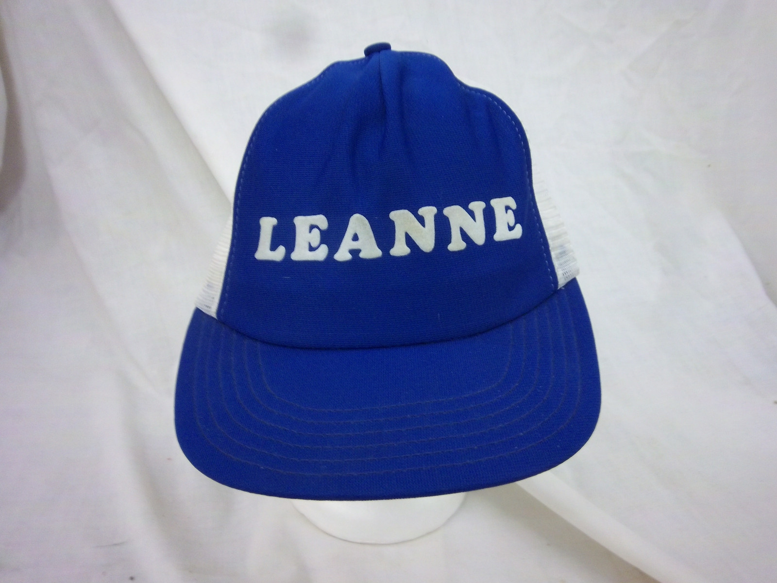 trucker hat baseball cap LEANNE reto snapback cool mesh 1980 punk rare
