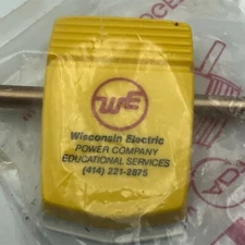 Wisconsin Electric Power Paper Clip Pencil Advertising Factory Sealed Vintage