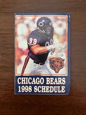 Chicago Bears 1998 - Calendario de bolsillo / Calendario - Fútbol americano NFL - Coca Cola