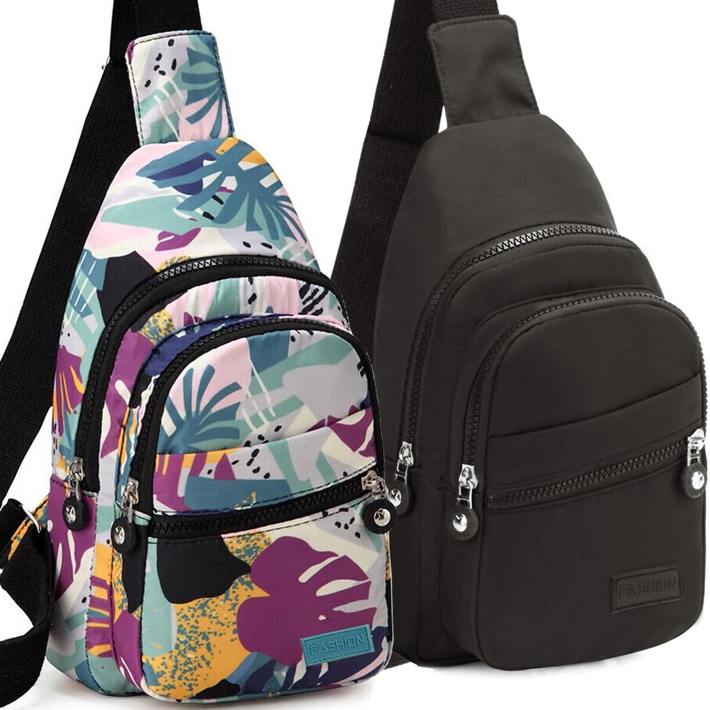 Women Sling Bag Chest Fanny Packs Cross Body Travel Sports Shoulder Backpack US