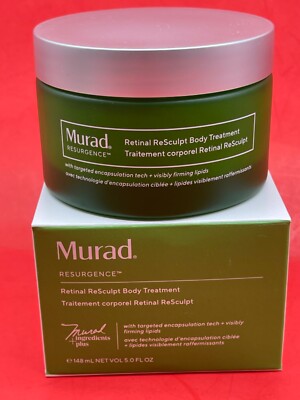 Murad Retinal ReSculpt Body Cream Treatment x 5oz Target Cellulite Lifts Skin