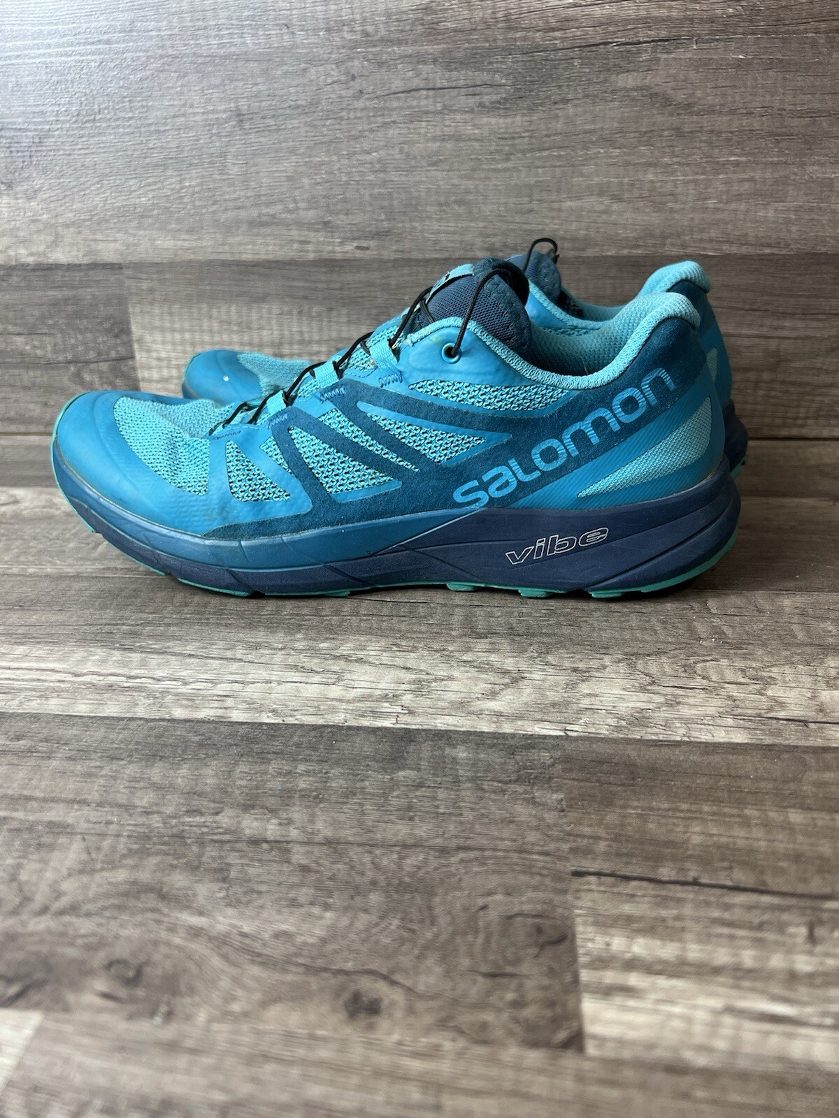 Scarpe da trail running Salomon Vibe donna US 10 Ride blu ortolite