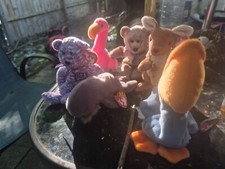 beanie babies lot with tags