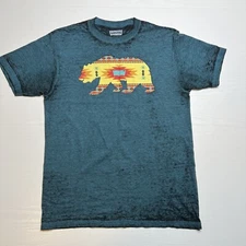 Levis T Shirt Mens Medium Native American Bear Graphic