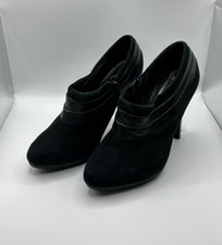 Monsoon Women's Black Low Cut Ankle Trouser Boots Shoes Ladies Size UK 3.5 US 6