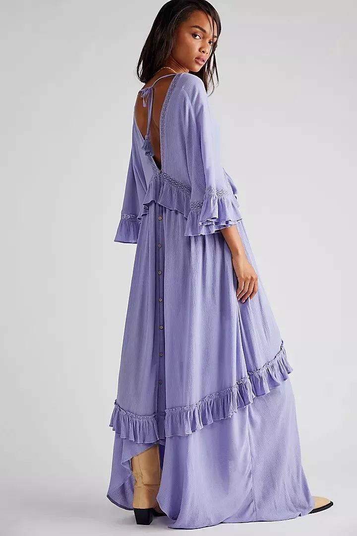 Free people purple maxi dress 2025