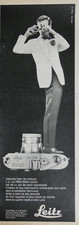 PUBLICITÉ PRESSE 1962 CAMERA PRECISION LEICINA DE LEITZ SUPREMATIE DE L'OPTIQUE