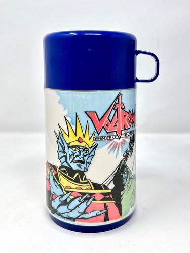 RARA NUOVA Mai USATA 1984 VOLTRON Aladdin Lunchbox con THERMOS, ETICHETTA, ISTRUZIONI! - Foto 16 di 18