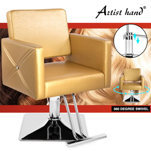 Hydraulic Gold Barber Chair Ladies Hair Salon Spa Styling Beauty Equipment  | eBay