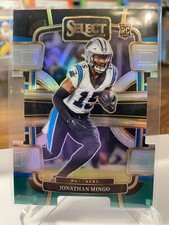 2023 Panini Select Black/Green Die-Cut Prizm #16 Jonathan Mingo RC Rookie