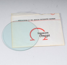 NOS OMEGA 121-425 HEAT ABSORBING GLASS 5" CIRCULAR NEW IN THE PACKAGE