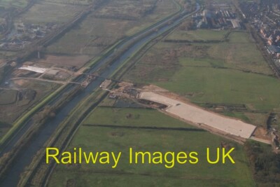 Luftbild - Lincoln Eastern Bypass (7) River Witham Bridge: Luftbild 2018 c2018