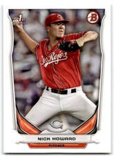 2014 BOWMAN DRAFT PICKS & PROSPECTS NICK HOWARD CINCINNATI REDS #DP15