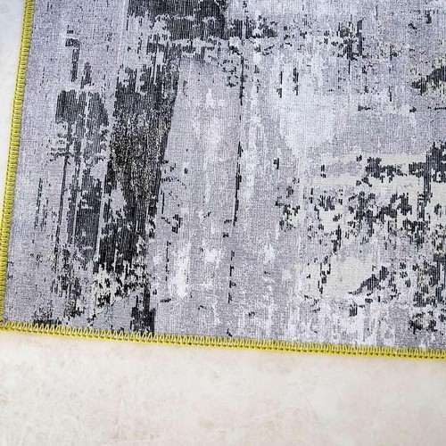 Benissimo Washable Rug, Abstract Modern Printed Design, Non-Slip, 90% Cotton - Picture 30 of 61