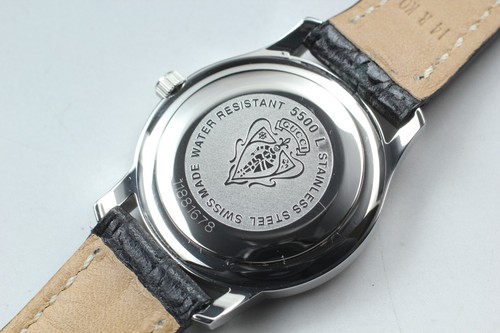 【 MINT 】 GUCCI 5500L Date Roman Silver Dial 27mm Quartz Women's Wrist Watch - Picture 3 of 12