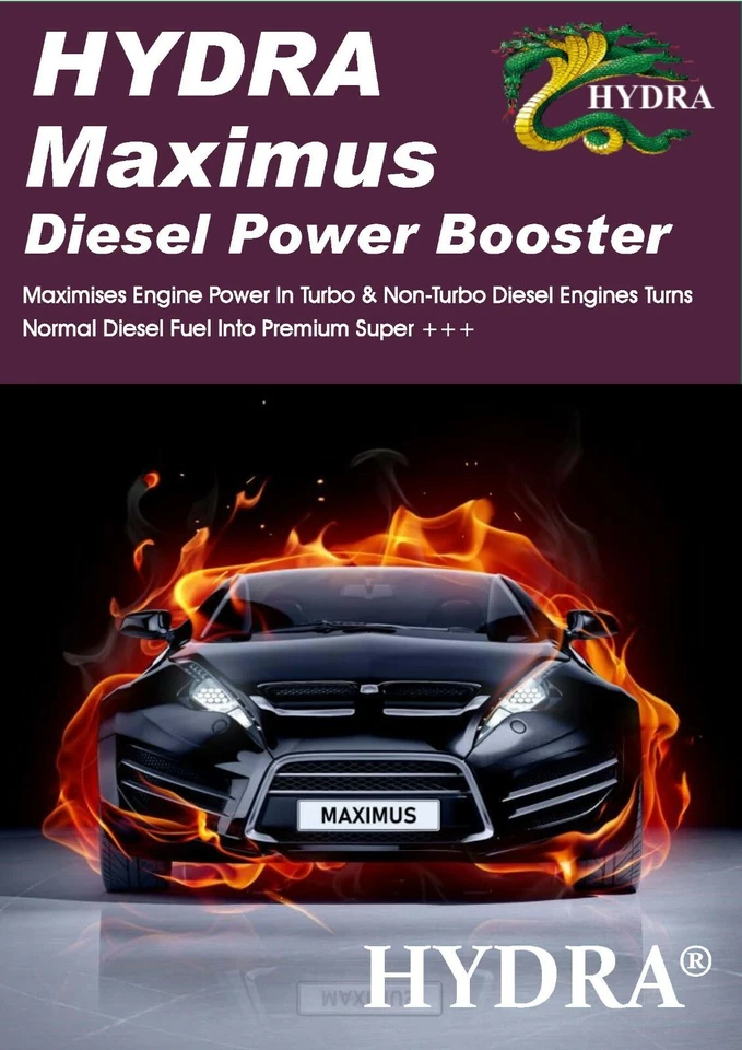 HYDRA MAXIMUS  Diesel Injector  Cleaner  Fuel Additive - 500ml treats up to 250L - Image 2 of 4