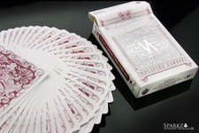 Chameleons Playing Cards Metallic Red