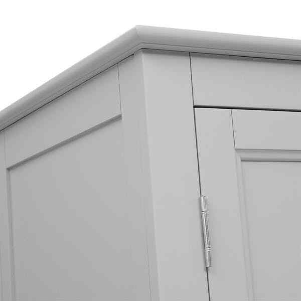 Cotswold Company Pensham Dove Grey Pine Compact Single Wardrobe RRP £339 eBay