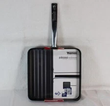 Thomas Rosenthal 27cm 10.6" Hard Anodised Teflon Non Stick Square Grill Pan