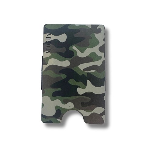 Smart Wallet RFID Blocking Card Holder Money Clip Camouflage for Military, Gift - Picture 5 of 9