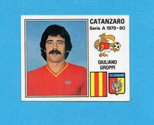 PANINI CALCIATORI 1979-80-Figurina n.82- GROPPI -CATANZARO-NEW VELINA