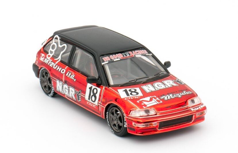 INNO64 Honda Civic SiR EF9 JDM Mizuho No Good Racing 1/64