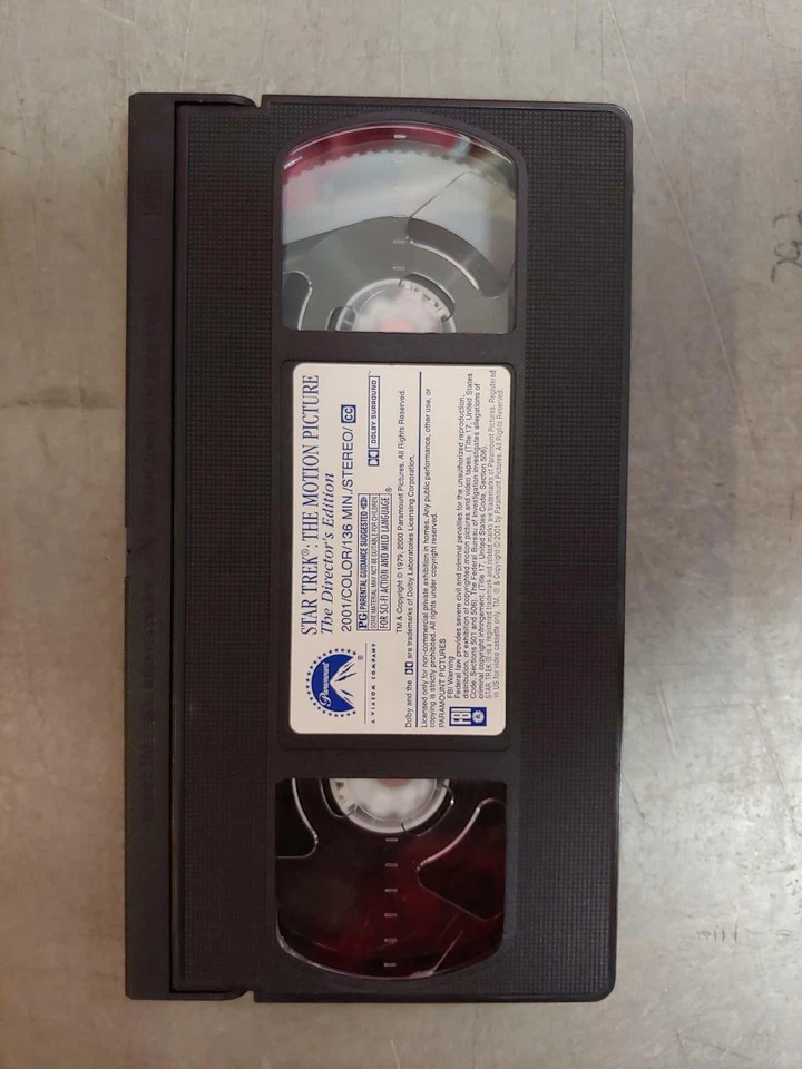 Star Trek: The Motion Picture (VHS, 2001, Widescreen Directors Edition) - Image 3 of 3