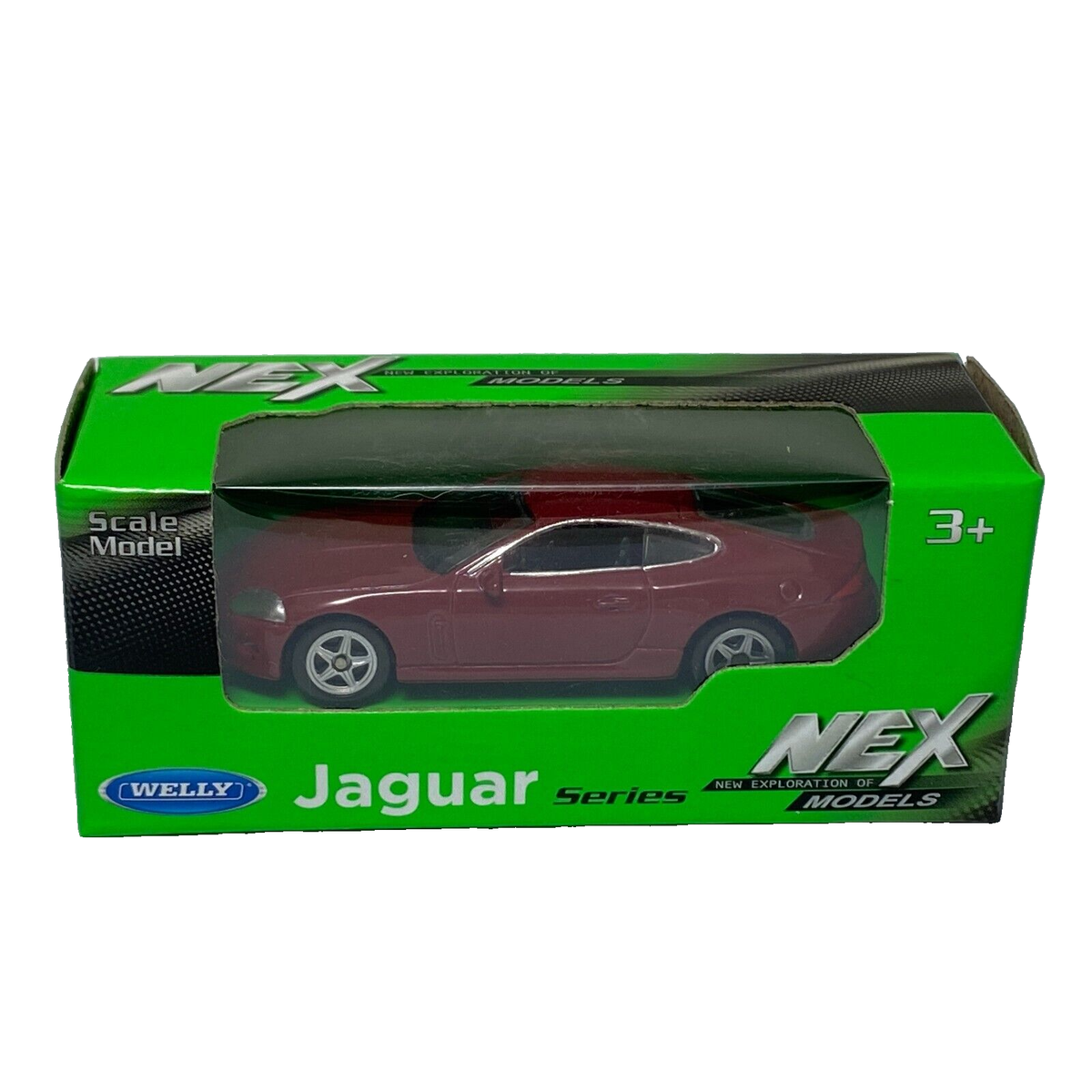 Jaguar XK Coupe XKR X150 Maroon Welly 1:60 1:64 Series Scale