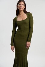 Karen Millen Midi Dress Womens Elevated Day Dresses
