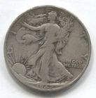 1942-D- WALKING LIBERTY HALF DOLLAR - 90% SILVER -LOT # 230