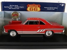 1966 Chevy Nova Pro Stock California Route 66 Kmart 118 Red Model Car