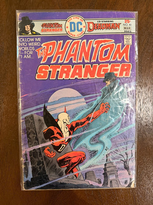 The Phantom Stranger #41 (DC 1976) FINAL ISSUE Bronze Age Deadman Aparo Cover