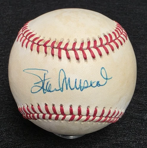 STAN MUSIAL Signed Official MLB Baseball-ST. LOUIS CARDINALS-HOF-JSA