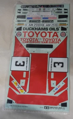Vintage Tamiya Celica Gr.B Decal sticker Set - Image 1 of 3