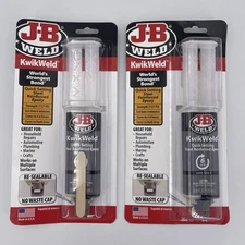 6 Minute Quick Setting Steel Reinforced Epoxy Set, 2 Pack, Dark Grey Super Bond