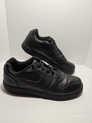 Men's Nike Ebernon Low Top Black Basketball Shoes Sneakers Size 11
